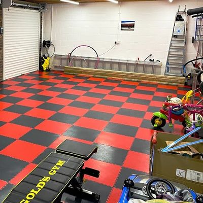 좋은 가격 Fireproof Recycled Rubber Flooring Tiles With Composite Layer Anti Wear Surface 온라인