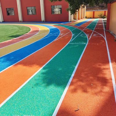 좋은 가격 EPDM SBR 낟알 재료와 13 밀리미터 두께 운동 실행 트랙 온라인