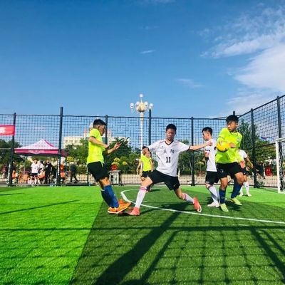 좋은 가격 축구 법원을 위한 50 밀리미터 종합적 인터로킹 인공 먹이풀 온라인