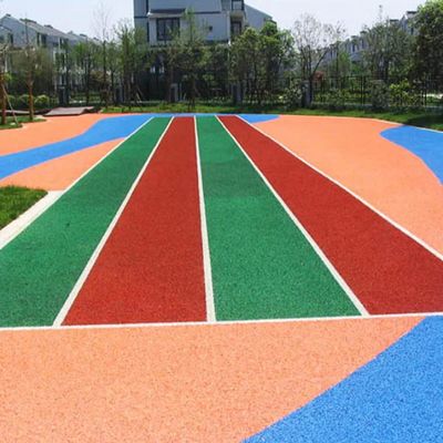 좋은 가격 직사각형 육상 달리기 트랙 6Mm 날씨 저항 낮은 유지 관리 400M 길이 온라인
