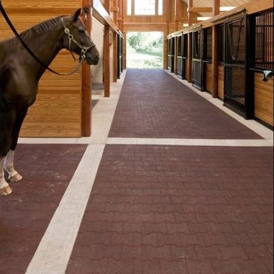 충돌 바닥 타일, SBR 검은 고무 매트를 연결하는 뼈 형태