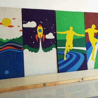 의거하여 스포츠를 위한 반대 UV에 바닥을 까는 Eco 우호적 충돌 EPDM 낟알