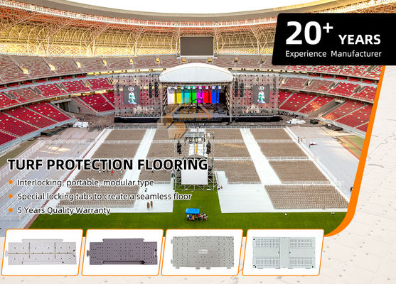 건설 산업용 고밀도 폴리에틸렌 휴대용 바닥 솔루션