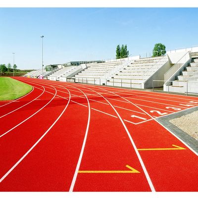 좋은 가격 장거리 달리기 트랙 고무 표면 8M × 400M 퇴색 및 UV 저항성 부드러운 트랙 온라인