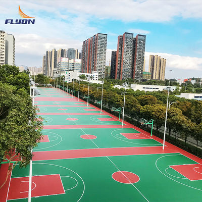 좋은 가격 부드럽거나 텍스처 된 ITF 표준 폴리우레탄 樹脂 PU 스포츠 바닥 온라인