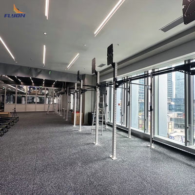 쉽게 청소 할 수 있는 고무 매트 외관 바닥 SGS 인증을 받은 음 흡수 디자인