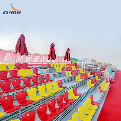 좋은 가격 EN 12727 Compliant Aluminum Bleachers with BS 5852 Fire Resistance and 5 Years Warranty for Outdoor Stadium Seating 온라인