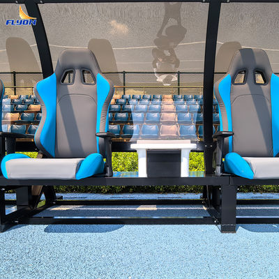 알루미늄 휴대용 교체 벤치 축구 경기장 팀 보호용으로 5 년 보증