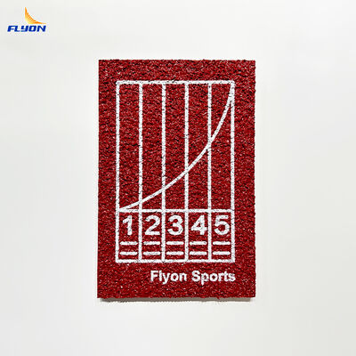 EPDM 풀 포어 러닝 트랙 무선 모놀리틱 표면 고급 충격 흡수 IAAF 자격증 운동 시설