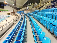 경기장 좌석용 고기후 저항성 플라스틱 경기장 벤치