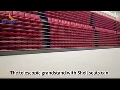 선택적 핸들 및 바닥 개인화 된 좌석 구성을위한 철회 가능한 블리처 좌석