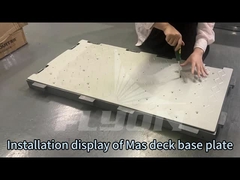 야외활동용 날씨에 내성이 있는 휴대용 이벤트 바닥