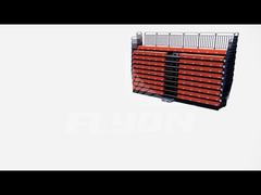 선택적 통로 및 바닥 구성과 함께 맞춤 알루미늄 수직 블리처 좌석